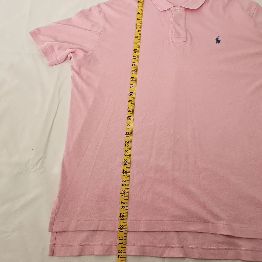 Polo Ralph Lauren Pink Piqué Fit Polo XL